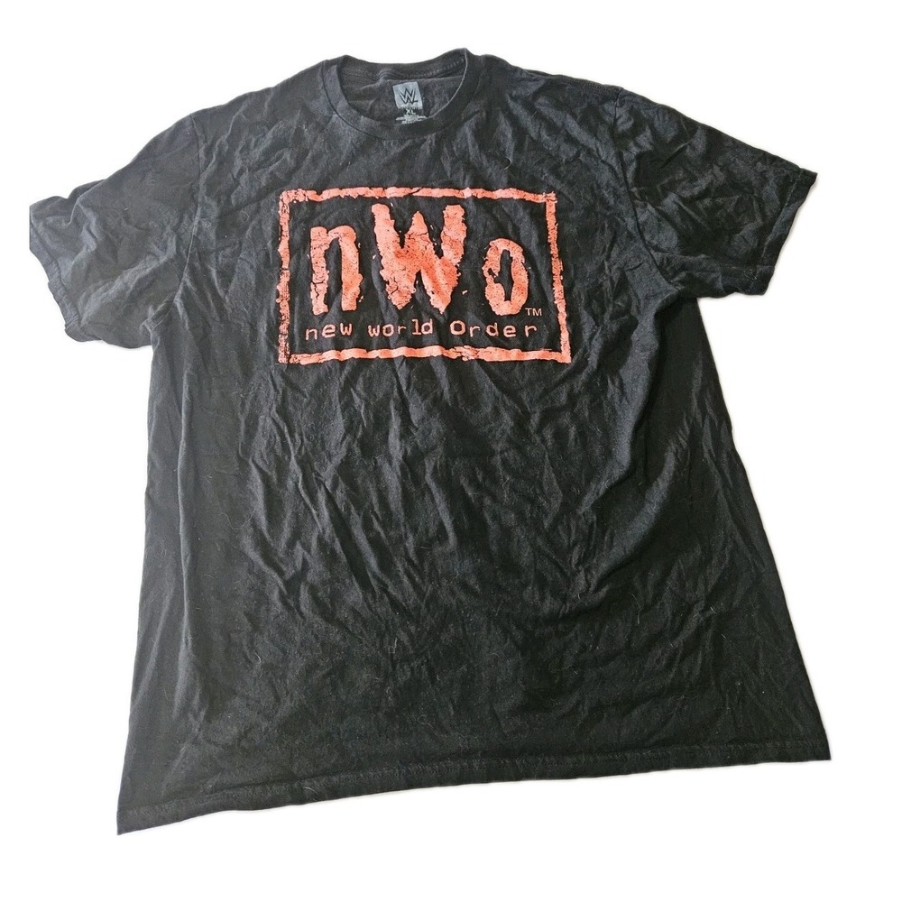 Vintage‎ NWO WCW WWF Wolfpack Wrestling T-Shirt Black & Red Mens XL